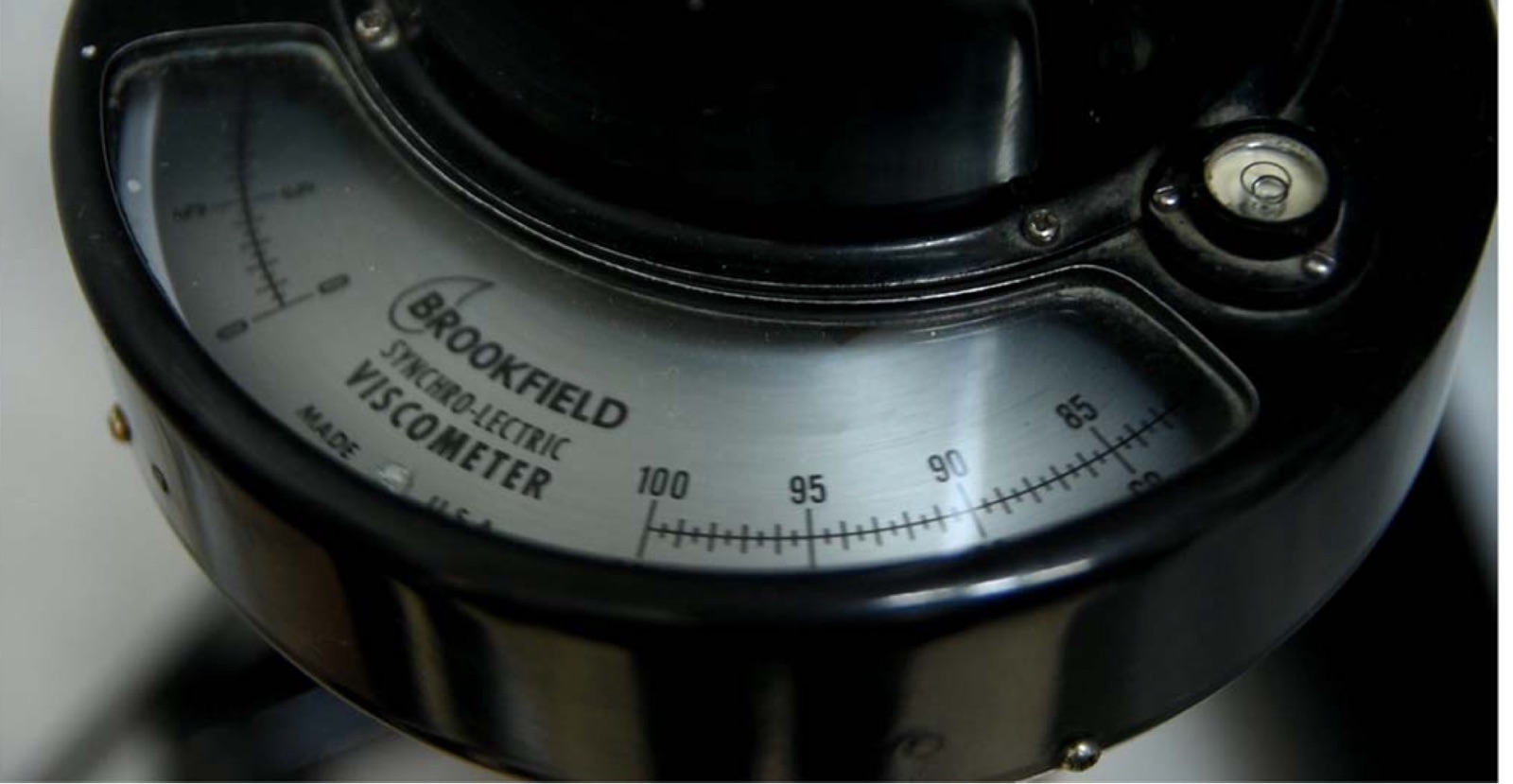 Brookfield viscometer in the in-house lab